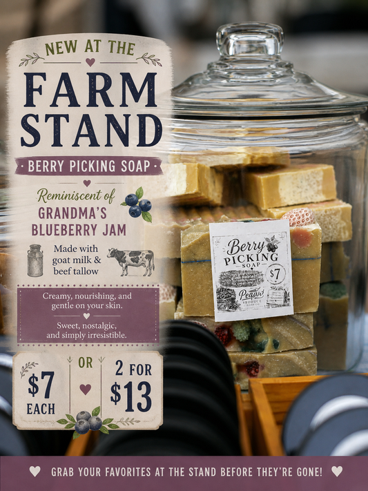 Berry Pickin’ Goat Milk Soap